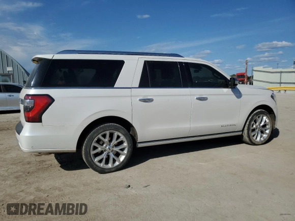 2018 Ford Expedition Max Platinum with VIN 1FMJK1MT9JEA71058, listed as a Copart auction lot 71817434 with 144,713 mi miles and Salvage title. Bid and sale history available at DreamBid. Image 3.
