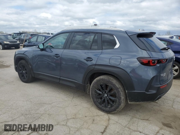 2025 Mazda CX-50 S Preferred z VIN 7MMVABBM4SN338456, wystawiony jako Copart lot #54014995 z przebiegiem 5 695 mil mil oraz Szkoda całkowita • Salvage title. Historia ofert i sprzedaży dostępna na DreamBid. Obrazek 2.