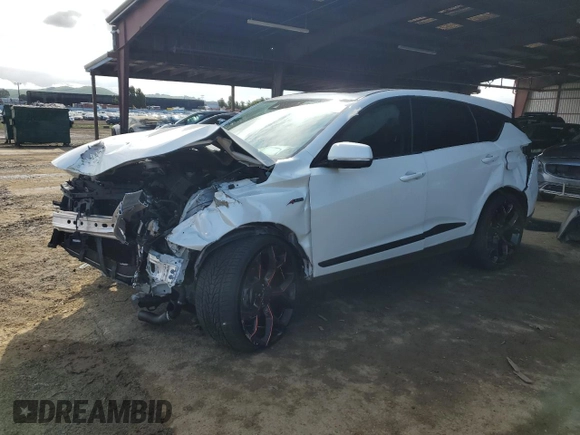 2019 Acura RDX w/A-Spec Pkg with VIN 5J8TC1H60KL004894, listed as a Copart auction lot 50185225 with Not provided miles and Salvage title. Bid and sale history available at DreamBid. Image 1.