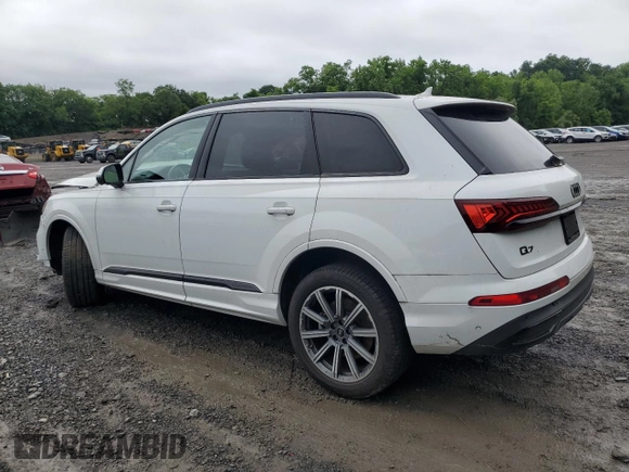 2023 Audi Q7 Premium Plus with VIN WA1LCBF71PD008190, listed as a Copart auction lot 60656225 with 18,154 mi miles and Salvage title. Bid and sale history available at DreamBid. Image 2.