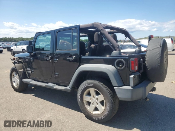 2017 Jeep Wrangler Unlimited Sport with VIN 1C4HJWDG8HL744823, listed as a Copart auction lot 65827465 with 51,859 mi miles and Salvage title. Bid and sale history available at DreamBid. Image 2.