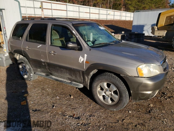 2002 Mazda Tribute LX with VIN 4F2CU08172KM40111, listed as a Copart auction lot 47141754 with 131,324 mi miles and Non Repairable. Bid and sale history available at carsss.com. Image 4.