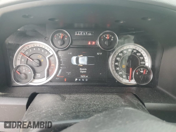 2018 Ram 1500 Lone Star Silver z VIN 1C6RR6LT8JS155222, wystawiony jako Copart lot #53042825 z przebiegiem 78 270 mil mil oraz Szkoda całkowita • Salvage title. Historia ofert i sprzedaży dostępna na DreamBid. Obrazek 9.