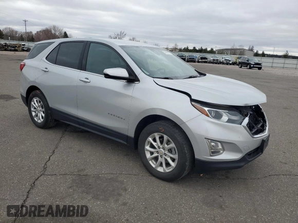 2019 Chevrolet Equinox LT with VIN 2GNAXTEVXK6189537, listed as a Copart auction lot 52856825 with 112,101 mi miles and Salvage title. Bid and sale history available at DreamBid. Image 4.