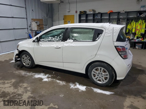 2017 Chevrolet Sonic LT with VIN 1G1JG6SG0H4155416, listed as a Copart auction lot 85453214 with Not provided miles and Salvage title. Bid and sale history available at DreamBid. Image 2.