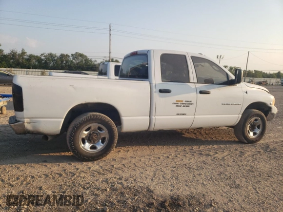 2005 Dodge Ram 2500 SLT with VIN 3D7KR28C35G727750, listed as a Copart auction lot 66525554 with 272,260 mi miles and Clean Title. Bid and sale history available at carsss.com. Image 3.