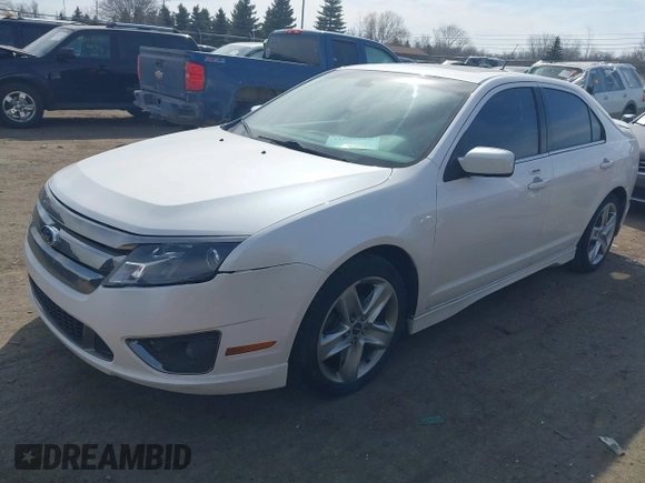2012 Ford Fusion SPORT with VIN 3FAHP0DC0CR383435, listed as a IAAI auction lot 41806260 with 75,024 mi miles. Bid and sale history available at carsss.com. Image 17.