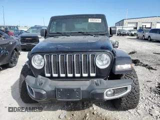 2022 Jeep Wrangler Unlimited Sahara Altitude with VIN 1C4HJXEG9NW191002, listed as a Copart auction lot 58635414 with 21,301 mi miles and Salvage title. Bid and sale history available at DreamBid. Image 5.
