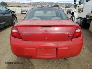 2005 Dodge Neon SXT with VIN 1B3ES56C45D180261, listed as a Copart auction lot 75744074 with 181,616 mi miles and Clean Title. Bid and sale history available at carsss.com. Image 6.