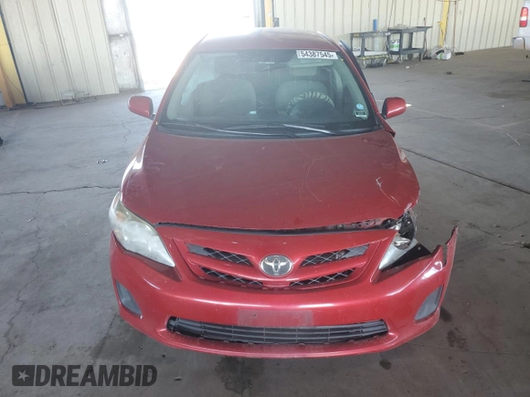 2012 Toyota Corolla L with VIN 2T1BU4EE3CC785794, listed as a Copart auction lot 54387545 with 120,953 mi miles and Salvage Title. Bid and sale history available at DreamBid. Image 5.