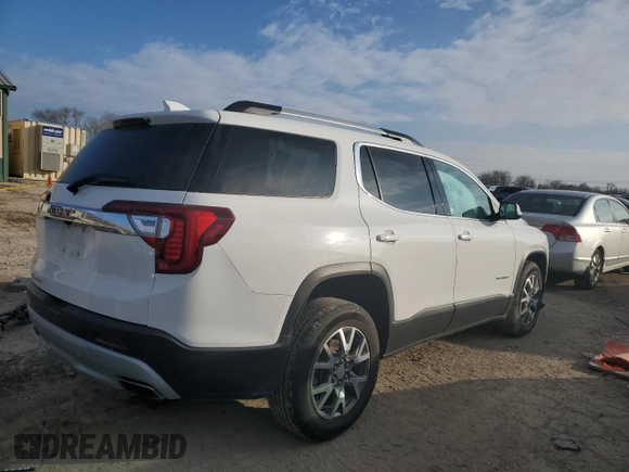2020 GMC Acadia SLT with VIN 1GKKNML42LZ186175, listed as a Copart auction lot 85871914 with 80,496 mi miles and Salvage Title. Bid and sale history available at DreamBid. Image 3.