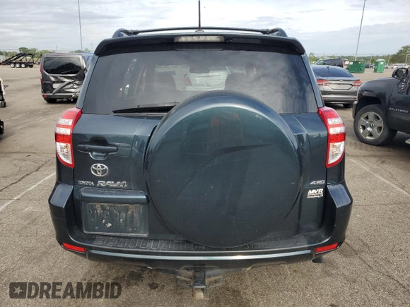 2010 Toyota RAV4 Limited with VIN 2T3DK4DV1AW028637, listed as a Copart auction lot 57442965 with 291,472 mi miles and Salvage title. Bid and sale history available at DreamBid. Image 6.