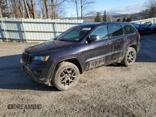 2021 Jeep Grand Cherokee 80th Anniversary with VIN 1C4RJFBG8MC653326, listed as a Copart auction lot 84627404 with 48,770 mi miles and Non Repairable. Bid and sale history available at carsss.com. Image 1.