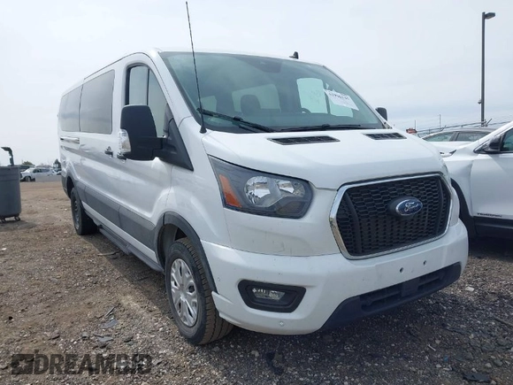2023 Ford Transit Passenger XL with VIN 1FBAX2YG0PKA92257, listed as a IAAI auction lot 41996145 with 61,932 mi miles and . Bid and sale history available at DreamBid. Image 1.