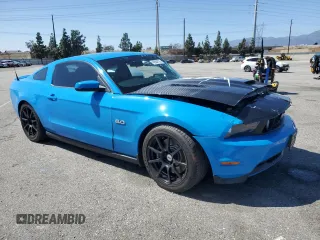 2011 Ford Mustang GT with VIN 1ZVBP8CF3B5163229, listed as a Copart auction lot 49504775 with 87,616 mi miles and Salvage Title. Bid and sale history available at carsss.com. Image 4.