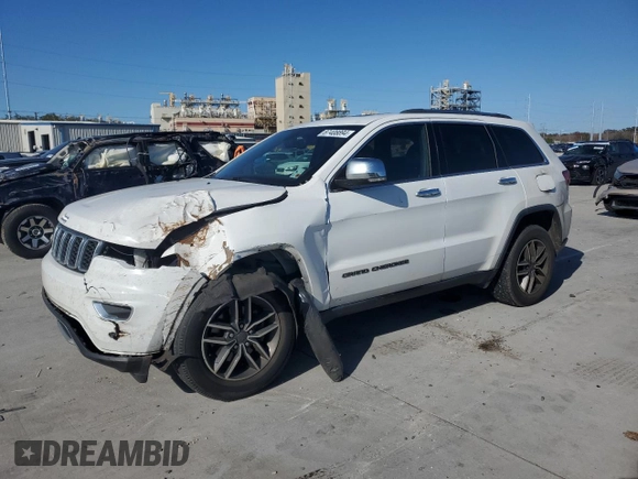 2020 Jeep Grand Cherokee Limited with VIN 1C4RJEBG8LC118053, listed as a Copart auction lot 87408894 with 100,355 mi miles and Salvage Title. Bid and sale history available at carsss.com. Image 1.