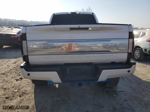 2017 Ford Super Duty F-250 SRW Lariat with VIN 1FT7W2BT3HEB46956, listed as a Copart auction lot 48768225 with 192,893 mi miles and Salvage Title. Bid and sale history available at carsss.com. Image 6.