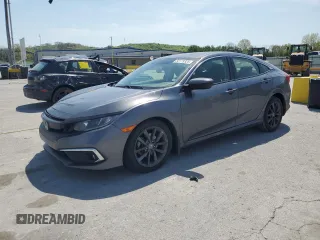 2019 Honda Civic EX z VIN JHMFC1F30KX014210, wystawiony jako Copart lot #53700145 z przebiegiem 47 829 mil mil oraz Szkoda całkowita • Salvage title. Historia ofert i sprzedaży dostępna na DreamBid. Obrazek 1.