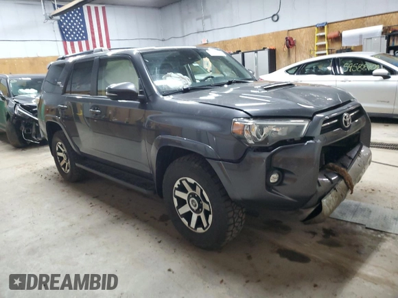 2021 Toyota 4Runner TRD Off Road Premium with VIN JTERU5JR1M5841349, listed as a Copart auction lot 59751845 with 44,696 mi miles and Clean title. Bid and sale history available at DreamBid. Image 4.