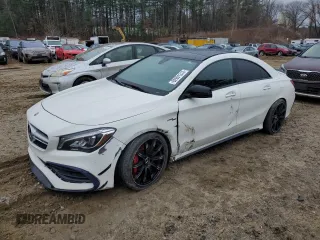 2018 Mercedes-Benz CLA with VIN WDDSJ5CB6JN541063, listed as a Copart auction lot 82601314 with 81,185 mi miles and Clean Title. Bid and sale history available at carsss.com. Image 1.