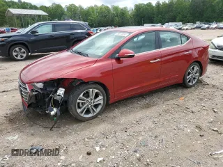 2017 Hyundai Elantra Value Edition z VIN KMHD84LF2HU298732, wystawiony jako Copart lot #56979855 z przebiegiem 77 374 mil mil oraz Szkoda całkowita • Salvage title. Historia ofert i sprzedaży dostępna na DreamBid. Obrazek 1.