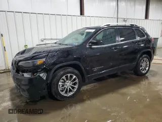 2021 Jeep Cherokee Latitude Lux with VIN 1C4PJMMX4MD228480, listed as a Copart auction lot 49342785 with 58,960 mi miles and Salvage Title. Bid and sale history available at carsss.com. Image 1.