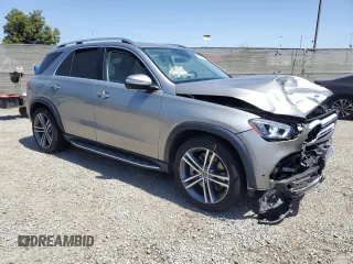2021 Mercedes-Benz GLE 450 with VIN 4JGFB5KE3MA500840, listed as a Copart auction lot 54080135 with 35,614 mi miles and Salvage title. Bid and sale history available at DreamBid. Image 4.