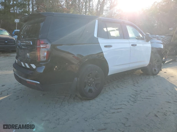 2023 Chevrolet Tahoe Commercial with VIN 1GNSKLED3PR310169, listed as a Copart auction lot 79808604 with 22,749 mi miles and Salvage Title. Bid and sale history available at carsss.com. Image 3.