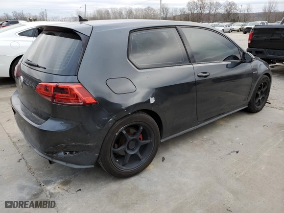 2015 Volkswagen Golf GTI S with VIN 3VWTT7AU2FM030540, listed as a Copart auction lot 83183494 with 81,629 mi miles and Salvage Title. Bid and sale history available at carsss.com. Image 3.