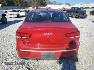 2022 Kia Rio LX with VIN 3KPA24AD6NE484231, listed as a Copart auction lot 86517834 with 35,164 mi miles and Salvage Title. Bid and sale history available at carsss.com. Image 6.