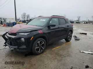 2021 Chevrolet TrailBlazer RS with VIN KL79MTSL1MB017739, listed as a Copart auction lot 47984415 with 66,957 mi miles and Salvage Title. Bid and sale history available at carsss.com. Image 1.