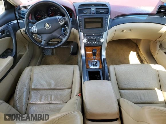 2005 Acura TL with VIN 19UUA662X5A028370, listed as a Copart auction lot 52352335 with 159,524 mi miles and Non Repairable. Bid and sale history available at carsss.com. Image 8.