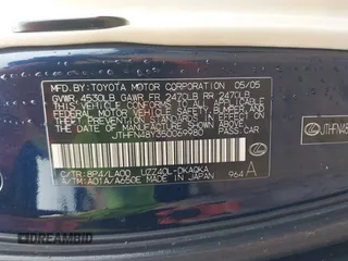 2005 Lexus SC 430 z VIN JTHFN48Y350069980, wystawiony jako IAAI lot #42358681 z przebiegiem 162 580 mil mil oraz . Historia ofert i sprzedaży dostępna na DreamBid. Obrazek 9.