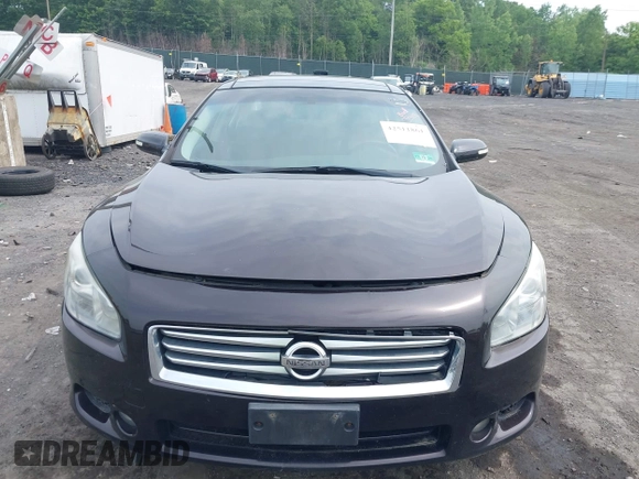 2014 Nissan Maxima SV with VIN 1N4AA5AP2EC489345, listed as a IAAI auction lot 42511861 with 136,155 mi miles and . Bid and sale history available at DreamBid. Image 6.