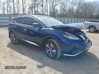 2019 Nissan Murano S with VIN 5N1AZ2MJ4KN145925, listed as a IAAI auction lot 41823272 with 59,965 mi miles and . Bid and sale history available at carsss.com. Image 1.