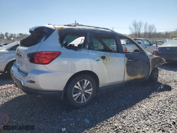 2020 Nissan Pathfinder S with VIN 5N1DR2AN9LC622057, listed as a Copart auction lot 48501545 with 0 mi miles and Non Repairable. Bid and sale history available at carsss.com. Image 3.