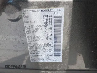 2017 Nissan Rogue SL Hybrid z VIN 5N1ET2MV9HC768242, wystawiony jako IAAI lot #42443514 z przebiegiem 84 879 mil mil oraz . Historia ofert i sprzedaży dostępna na DreamBid. Obrazek 9.