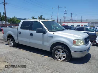 2004 Ford F-150 XLT with VIN 1FTPW12574KA94710, listed as a IAAI auction lot 42505287 with 154,469 mi miles and . Bid and sale history available at DreamBid. Image 1.