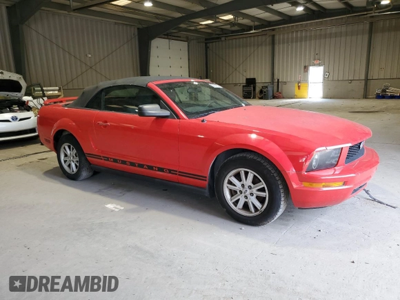 2005 Ford Mustang Deluxe with VIN 1ZVFT84N355203607, listed as a Copart auction lot 53994625 with 179,154 mi miles and Clean Title. Bid and sale history available at carsss.com. Image 4.