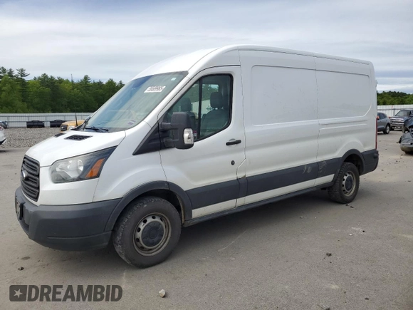 2015 Ford Transit with VIN 1FTNR2CV0FKA63935, listed as a Copart auction lot 58589985 with 190,246 mi miles and Salvage title. Bid and sale history available at DreamBid. Image 1.