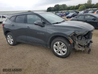 2019 Chevrolet Blazer with VIN 3GNKBBRA9KS689548, listed as a Copart auction lot 72680574 with 137,345 mi miles and Salvage Title. Bid and sale history available at carsss.com. Image 4.