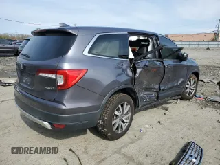 2020 Honda Pilot EX-L z VIN 5FNYF6H51LB008604, wystawiony jako Copart lot #53036295 z przebiegiem Nie podano mil oraz Szkoda całkowita • Salvage title. Historia ofert i sprzedaży dostępna na DreamBid. Obrazek 3.