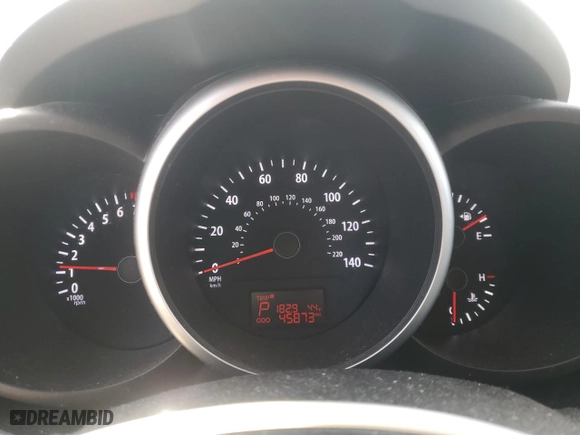 2013 Kia Soul + with VIN KNDJT2A6XD7776238, listed as a Copart auction lot 52358985 with 45,873 mi miles and Non Repairable. Bid and sale history available at carsss.com. Image 9.