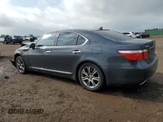 2008 Lexus LS 460 with VIN JTHBL46FX85054681, listed as a Copart auction lot 61207375 with 174,753 mi miles and Salvage title. Bid and sale history available at DreamBid. Image 2.