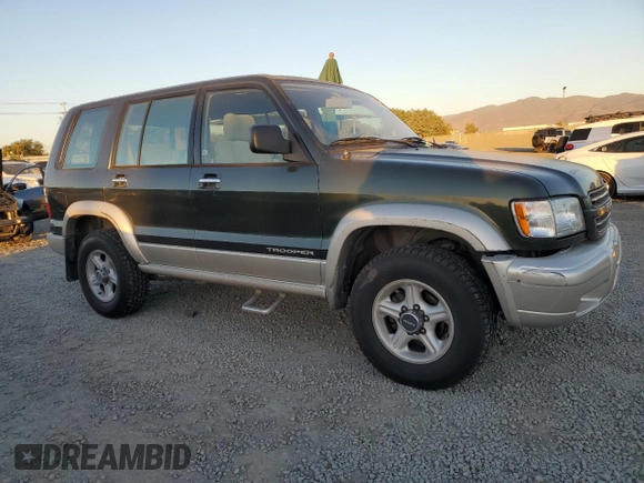2002 Isuzu Trooper S with VIN JACDJ58X427J08532, listed as a Copart auction lot 84227494 with 166,636 mi miles and Salvage title. Bid and sale history available at DreamBid. Image 4.
