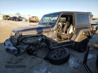 2018 Jeep Wrangler Sport S with VIN 1C4GJXAN0JW263859, listed as a Copart auction lot 88562215 with 22,131 mi miles and Salvage Title. Bid and sale history available at DreamBid. Image 1.