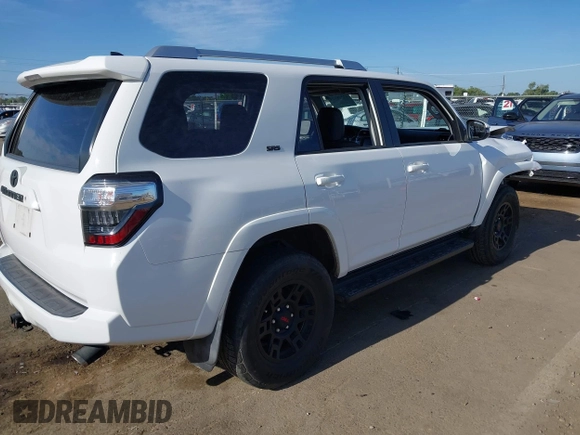 2017 Toyota 4Runner SR5 with VIN JTEBU5JR7H5443635, listed as a IAAI auction lot 42328314 with 86,977 mi miles and . Bid and sale history available at DreamBid. Image 4.