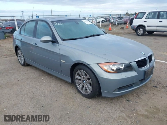 2007 BMW 3 Series 328i with VIN WBAVC53527FZ72561, listed as a IAAI auction lot 41891455 with 146,096 mi miles and . Bid and sale history available at carsss.com. Image 1.