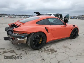 2016 Porsche 911 GT3 RS with VIN WP0AF2A92GS193245, listed as a Copart auction lot 44306855 with 19,949 mi miles and Salvage Title. Bid and sale history available at carsss.com. Image 3.