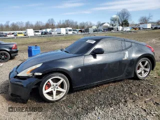 2009 Nissan 370Z Touring with VIN JN1AZ44E79M408057, listed as a Copart auction lot 45809084 with 0 mi miles and Salvage Title. Bid and sale history available at carsss.com. Image 1.